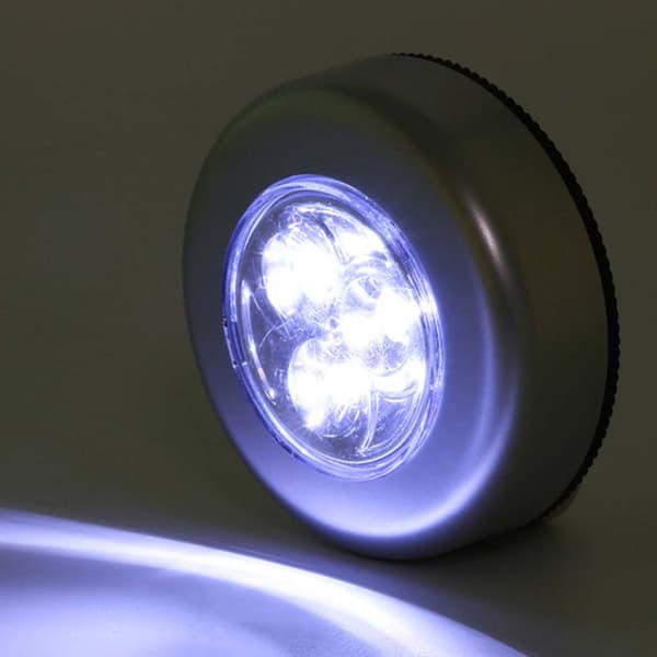 Trådløs selvklebende LED-lampe med berøringsfunksjon sølv