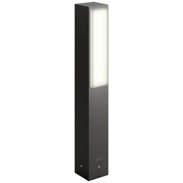 LED-golvlampa - PHILIPS - Stratosphere - 3,8 W - Aluminium - Varmvit Antracit