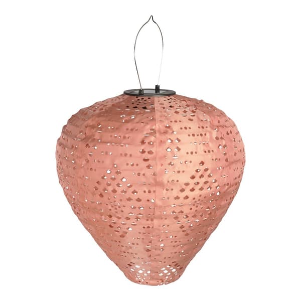 Lygte, Greatham LED, 30x30x30 cm, Lyserød