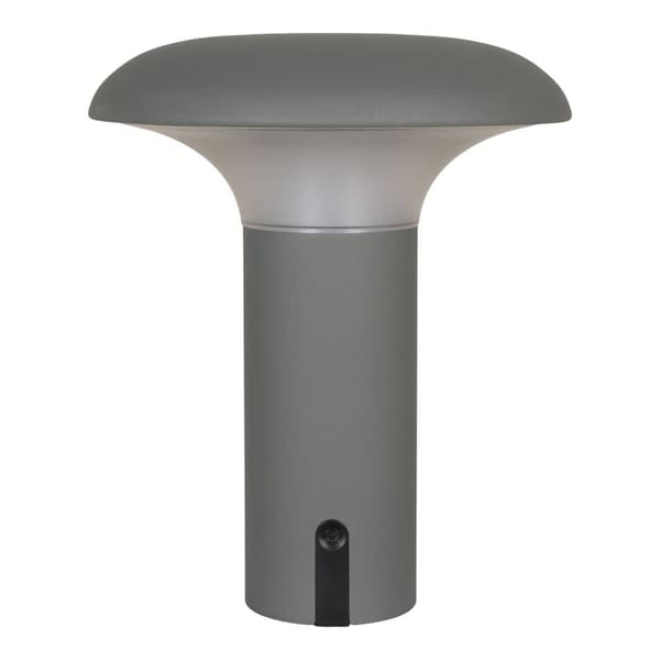 LED lampe, Ramsey, 17x17x21 cm, Grå