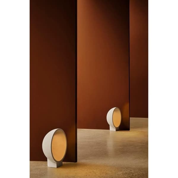 GAIA utomhusprojektor - FARO BARCELONA - Lampa - Betong - Vit - LED - Modernt - Design