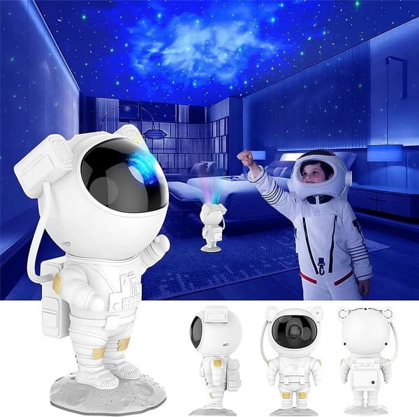 Astronaut Natlys / Galakse Lampe - Stjernehimmel Projektor