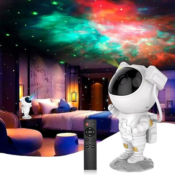 Astronaut Natlys / Galakse Lampe - Stjernehimmel Projektor
