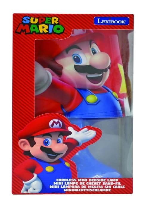 Super Mario trådlös mini nattlampa sänglampa_x000D_