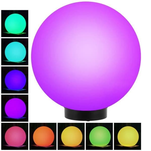 Utomhus LED solcellslampa på färgglad stativ 30x30x63cm GB167