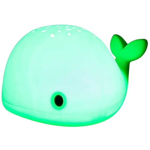 Lilla L - Vit valnattlampa med fjärrkontroll - COOL KIDS PROJECT