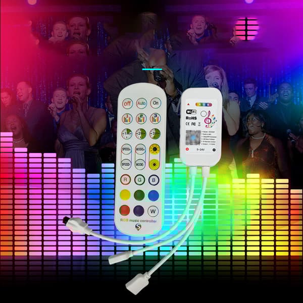 INF Älykäs WiFi LED-nauhasarja Ääni- ja sovellushallinta 30 m
