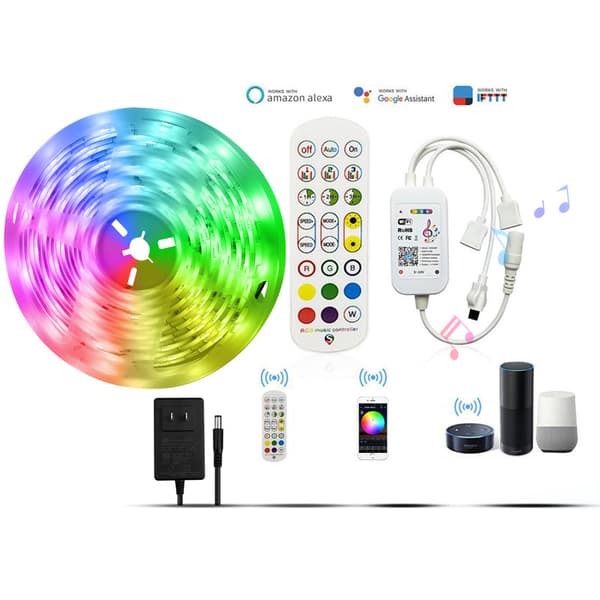 INF Älykäs WiFi LED-nauhasarja Ääni- ja sovellushallinta 30 m