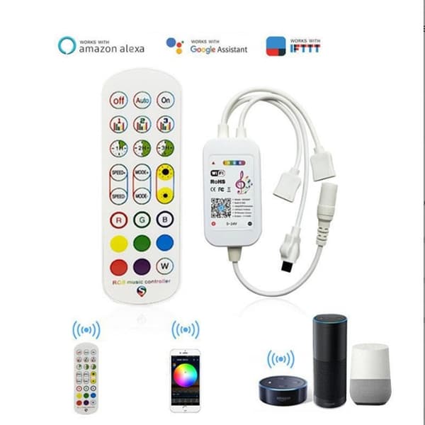 INF Älykäs WiFi LED-nauhasarja Ääni- ja sovellushallinta 30 m