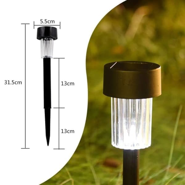 10 stk solcellelamper til udendørs brug – vandafvisende design, dekorativ belysning til have, gangbroer og landskab