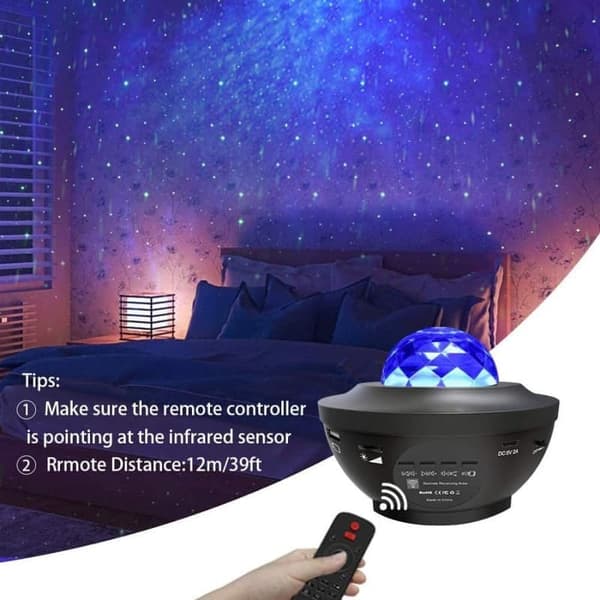 Galaxy Night Light / Space Light Star -projektori Bluetooth-kaiuttimella