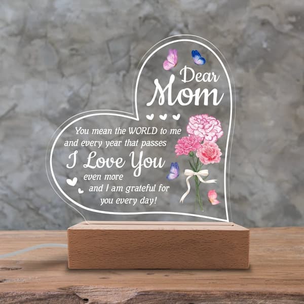 Datter / Mor / Tante / Kone / Bedstemor Gaver Akryl Natlys - Sentimentale Gaver til Datter / Mor / Tante / Kone / Bedstemor - Fødselsdag, Eksamen