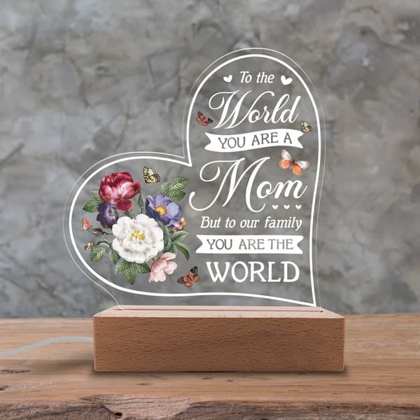 Datter / Mor / Tante / Kone / Bedstemor Gaver Akryl Natlys - Sentimentale Gaver til Datter / Mor / Tante / Kone / Bedstemor - Fødselsdag, Eksamen