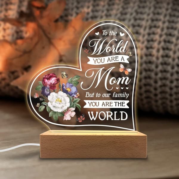 Datter / Mor / Tante / Kone / Bedstemor Gaver Akryl Natlys - Sentimentale Gaver til Datter / Mor / Tante / Kone / Bedstemor - Fødselsdag, Eksamen