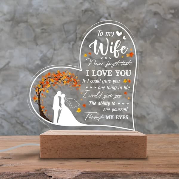 Datter / Mor / Tante / Kone / Bedstemor Gaver Akryl Natlys - Sentimentale Gaver til Datter / Mor / Tante / Kone / Bedstemor - Fødselsdag, Eksamen