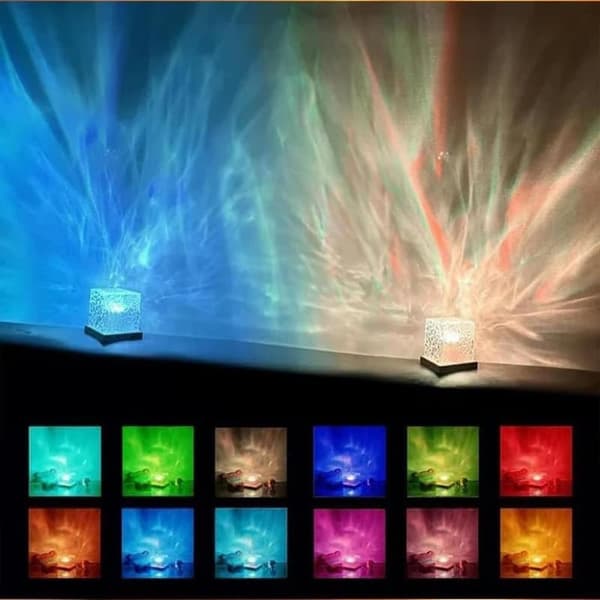 LED-lamppu / Yövalo - Ocean-projektori