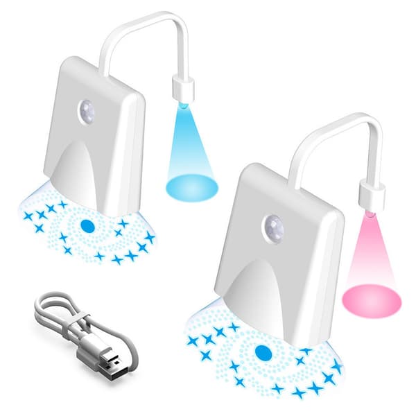 Toiletlampe med bevægelsessensor LED - 8 farver