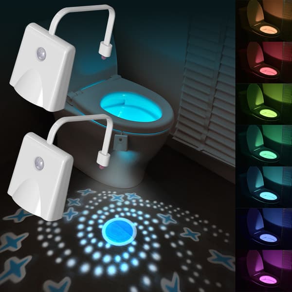Toiletlampe med bevægelsessensor LED - 8 farver