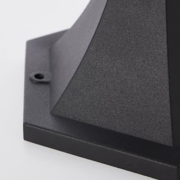Utomhuspollare - BRILLIANT - CARLEEN - Metall/glas - Svart - IP44