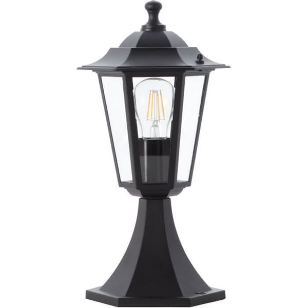 Utomhuspollare - BRILLIANT - CARLEEN - Metall/glas - Svart - IP44
