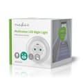 Miniatyrbild 3 av 4: LED nattljus - NEDIS - LNLGSOCK01 - Dag / natt sensor - 3680 W - 10 lm - Vit / Blå / Grön