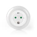Miniatyrbild 1 av 4: LED nattljus - NEDIS - LNLGSOCK01 - Dag / natt sensor - 3680 W - 10 lm - Vit / Blå / Grön