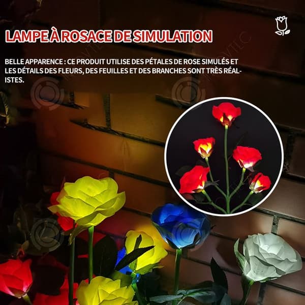 INN Utomhussollampa IP65 utomhussolfläck rosa sol utomhussollampa trädgård vattentätt ljus för utomhus