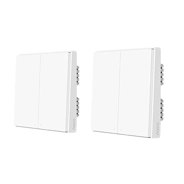 Smart Switch, Zigbee-forbindelse, Fjernbetjening,D1Med Neutral 2 X2-a