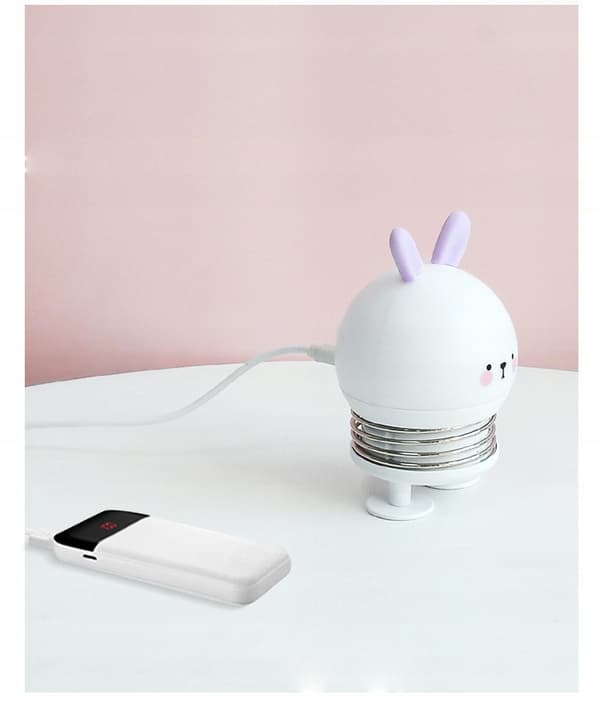 YÖLAMPPU LAPSILLE LED LANGATON USB PORO LAHJA