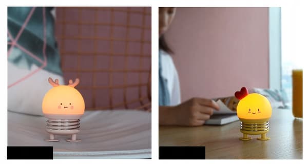 YÖLAMPPU LAPSILLE LED LANGATON USB PORO LAHJA