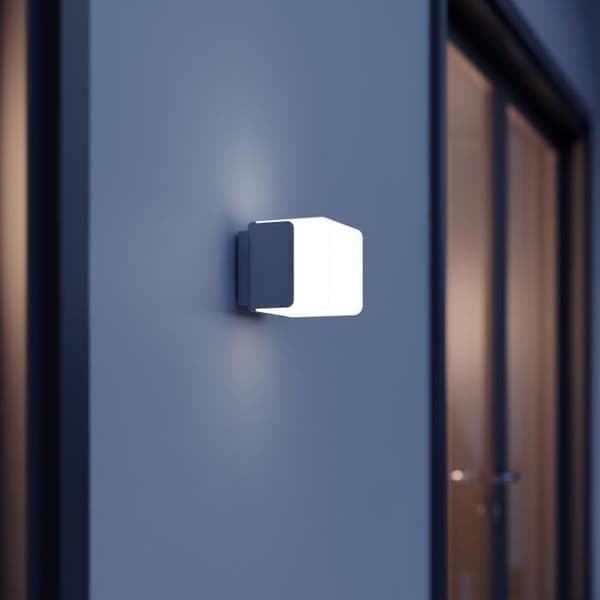 STEINEL Sensorkopplad utomhuslampa L 835 SC IHF - Silver, anslutningsbar, rörelsedetektor 160°
