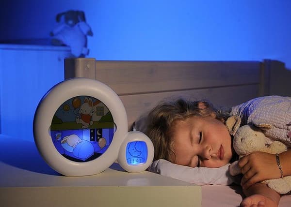 Kid'Sleep Educational barnväckarklocka - Claessens'Kids - Musikaliskt nattljus - Dag/natt - Måne