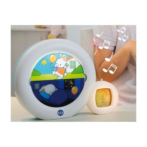 Kid'Sleep Educational barnväckarklocka - Claessens'Kids - Musikaliskt nattljus - Dag/natt - Måne