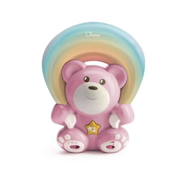 CHICCO Rainbow Bear Projektor Rosa