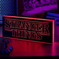 Miniatyrbild 3 av 4: Dekorativ belysning - PALADONE - Stranger Things-logotyp - Röd och svart - 30 cm - LED