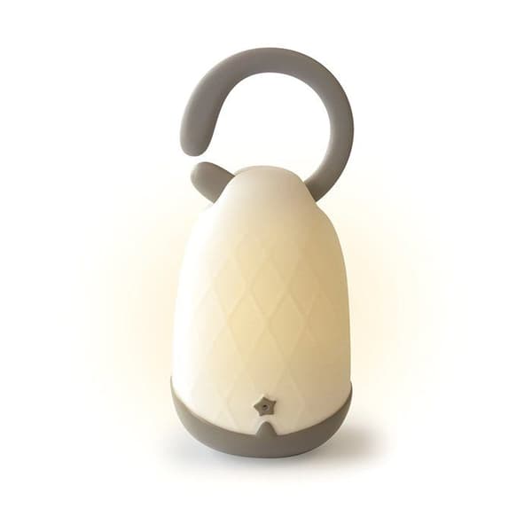Nattlampa - PABOBO - Lumiblo - Andningslykta - Grå - 18 cm