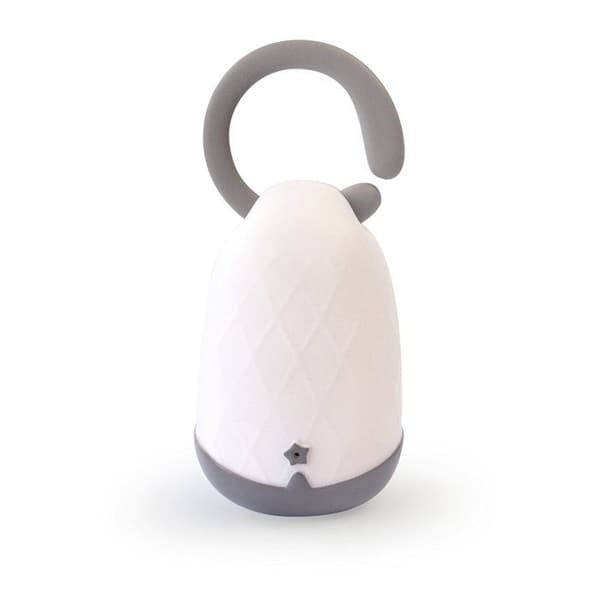 Nattlampa - PABOBO - Lumiblo - Andningslykta - Grå - 18 cm