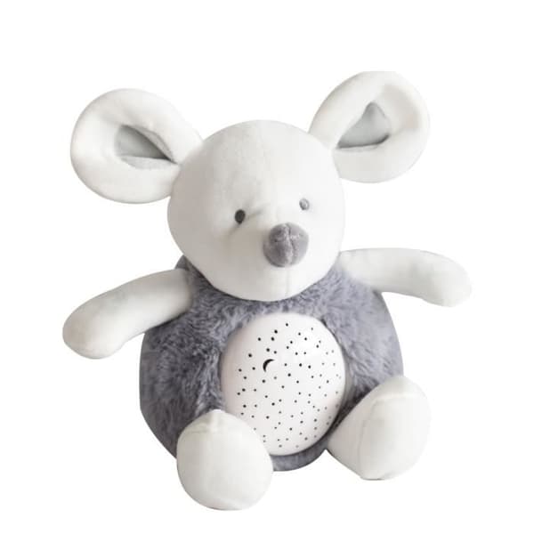 DOUDOU ET COMPAGNIE 3 lampor - NIGHT LIGHT MOUSE musik - Naturligt brus
