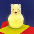 Miniatyrbild 3 av 4: Nattljus - PABOBO - Lumicolor Bear - Upptäcker färger - Varmvitt ljus - USB uppladdningsbar