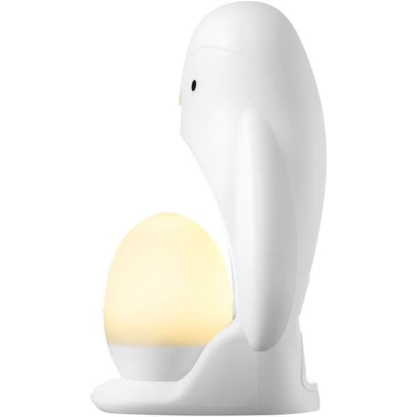 TOMMEE TIPPEE 2-i-1 Penguin Night Light, Nomadic Light-Up Egg, justerbar ljusstyrka, USB