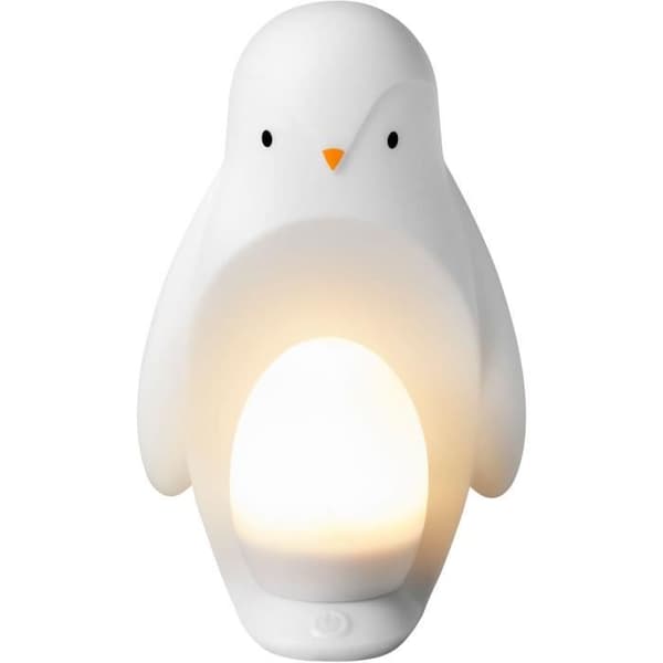 TOMMEE TIPPEE 2-i-1 Penguin Night Light, Nomadic Light-Up Egg, justerbar ljusstyrka, USB