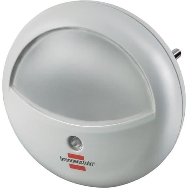 LED-nattlampa - BRENNENSTUHL - Rund - Skymningssensor - 2 LED - Energibesparing 0,85 W
