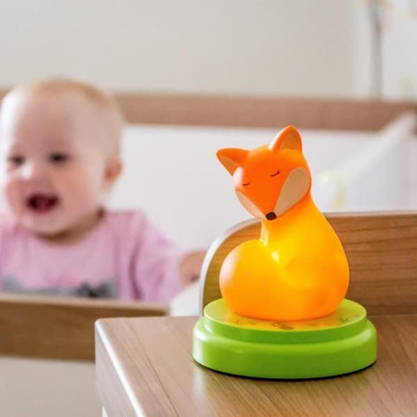ANSMANN Little Fox Baby LED Nattljusfigur