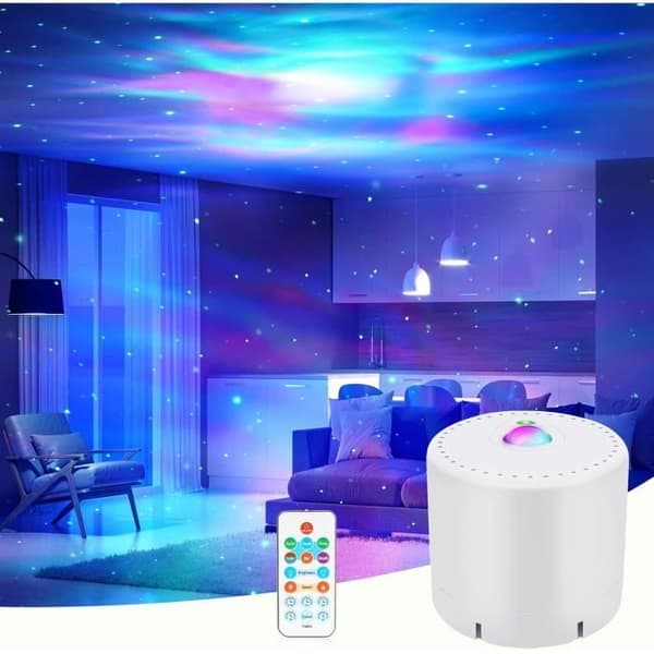 LED-stjärnprojektor - MHAZDZE - Fjärrkontroll - Avkopplande atmosfär - Dimming - Timer