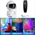Miniatyrbillede 4 af 5: Lollanda Astronaut Natlys / Galakse Lampe - Stjernehimmel Projektor med Fjernbetjening 360° Drejeligt Hoved