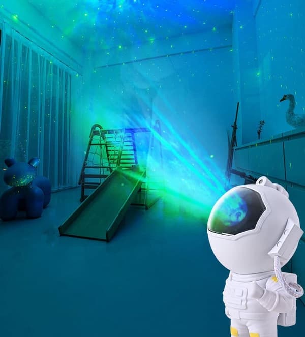 Lollanda Galaxy Nattlampa / Rymdlampa Stjärnprojektor med timer och fjärrkontroll