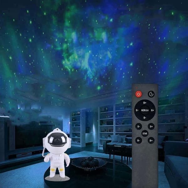 Lollanda Galaxy Nattlampa / Rymdlampa Stjärnprojektor med timer och fjärrkontroll