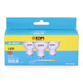 Miniatyrbild 3 av 5: Förpackning med 3 LED-lampor EDM 98209 F 5 W 45 W 38 W GU10 450 lm Ø 5 x 5,5 cm (6400 K)