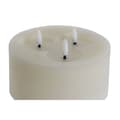 Miniatyrbilde 4 av 5: Stearinlys LED Home ESPRIT Beige 15 x 15 x 7 cm (AA)