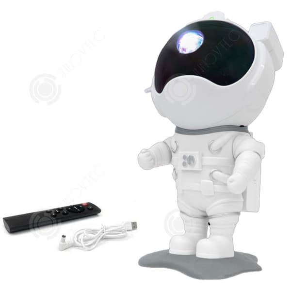 INN Projektor stjärnhimmel Astronaut Projektor galax med fjärrkontroll födelsedag julklapp nattlampa för barnrum